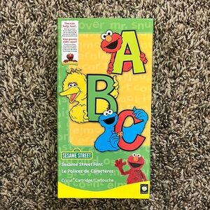 Cricut Sesame Street Font Cartridge